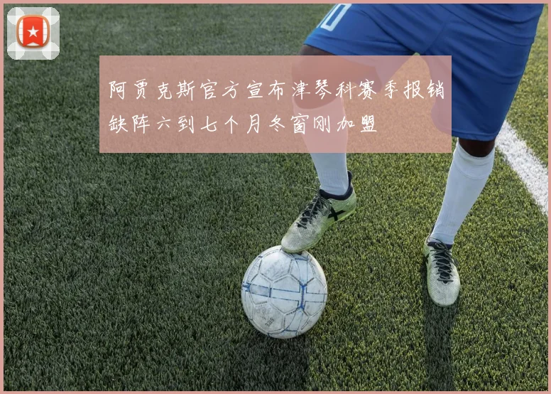 阿贾克斯官方宣布津琴科赛季报销缺阵六到七个月冬窗刚加盟